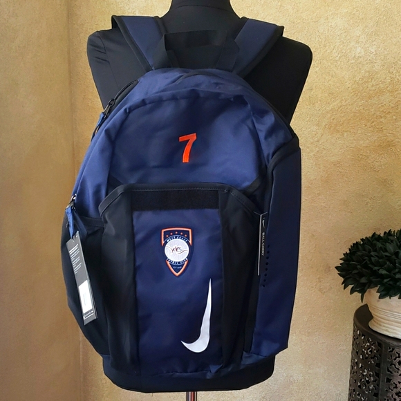 Nike Navy Soccer Ball Carry Backpack #7 Futbol